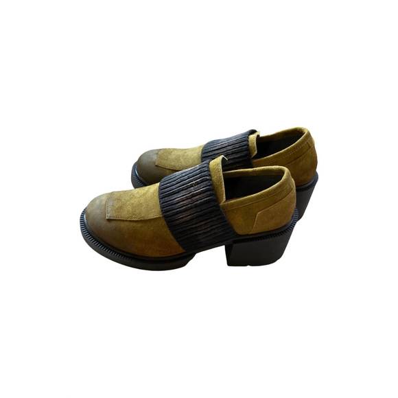 NEW PAPUCEI women's dodo loafer in kaki - Picture 3 of 3